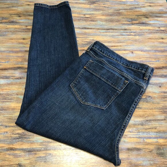 Old Navy The Sweetheart Jeans Straight Leg High Rise Blue Womens Size 18 - Picture 6 of 15